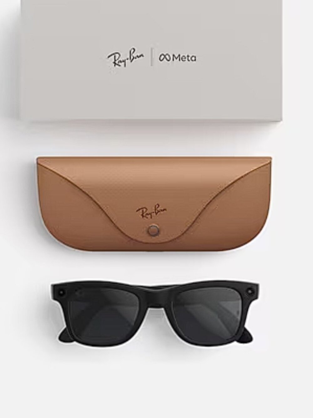 BNWT Ray-Ban Meta Wayfarer (Gen 2) - Matte Black, Polarized Gradient Graphite